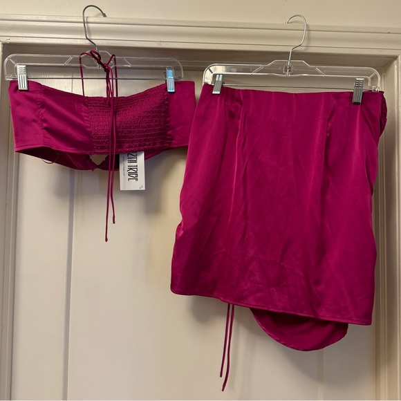 12th Tribe Pink Skirt Set - Picture 3 of 3